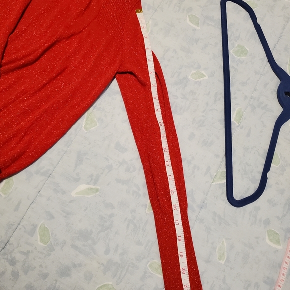 Liz Claiborne Red Wrap Sweater - Picture 9 of 10